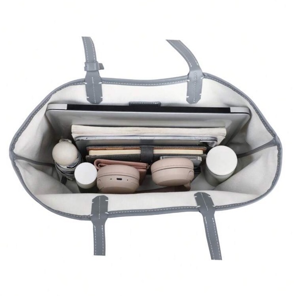 Grey tote bag - Picture 6 of 6